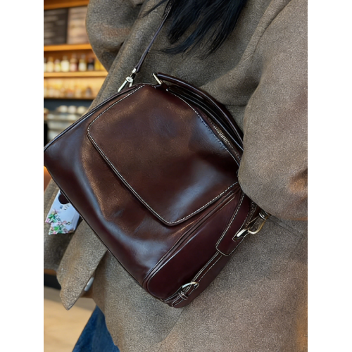 2026新款手提包女百搭時尚牛皮枕頭包高級感時尚單肩斜後後背包雙肩帶