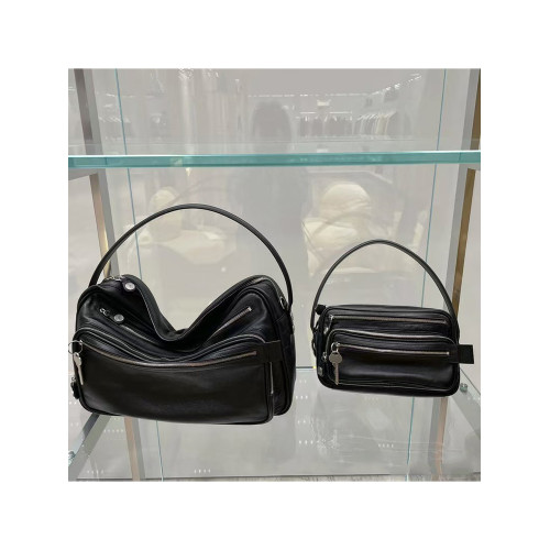 2025新款超火網紅同款保齡球包小方包高級感多口袋鑰匙吊墜機車包