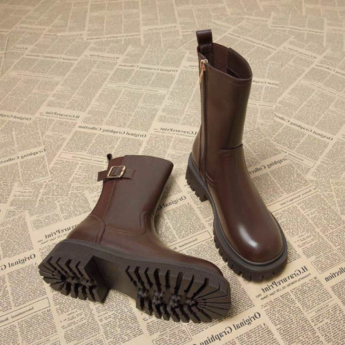 切爾西洋氣女今年冬季菸筒靴的秋爆款小短靴踝靴流行女歐貨小2026