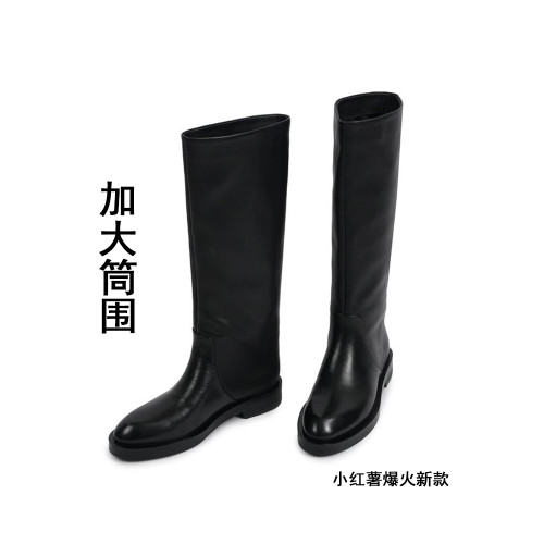 超大加寬長靴胖mm粗腿40cm大筒圍女靴2025巨好看靴子騎士靴大碼43