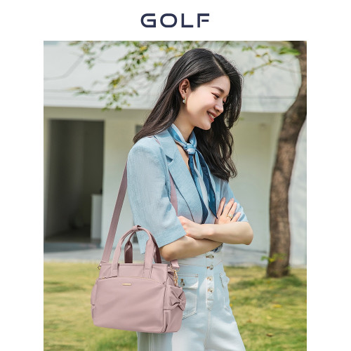 GOLF手提包女2026新款時尚帆布包大容量中年媽媽包手挽包斜後後背包包