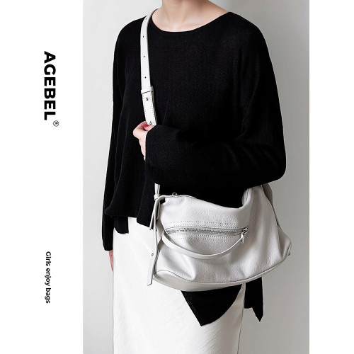 小衆設計慵懶真皮女包2026新款時尚百搭單肩斜後後背包頭層牛皮腋下包 小衆設計慵懶真皮女包2026新款時尚百搭單肩斜後後背包頭層牛皮腋下包