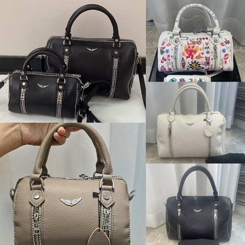 zv法式斜後後背包單肩包精緻復古百搭女士枕頭包小號大容量柳釘翅膀包 zv法式斜後後背包單肩包精緻復古百搭女士枕頭包小號大容量柳釘翅膀包