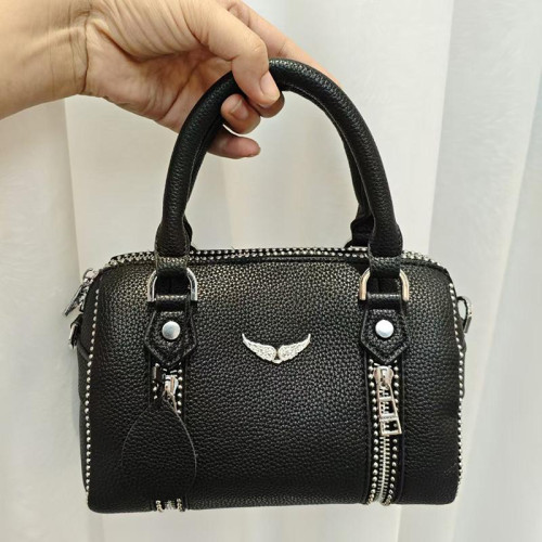 zv法式斜後後背包單肩包精緻復古百搭女士枕頭包小號大容量柳釘翅膀包 zv法式斜後後背包單肩包精緻復古百搭女士枕頭包小號大容量柳釘翅膀包