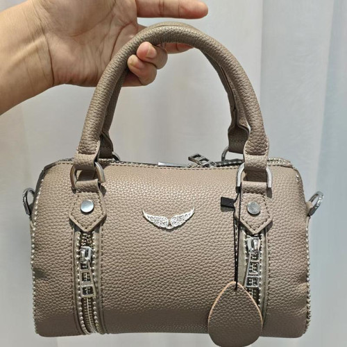 zv法式斜後後背包單肩包精緻復古百搭女士枕頭包小號大容量柳釘翅膀包 zv法式斜後後背包單肩包精緻復古百搭女士枕頭包小號大容量柳釘翅膀包