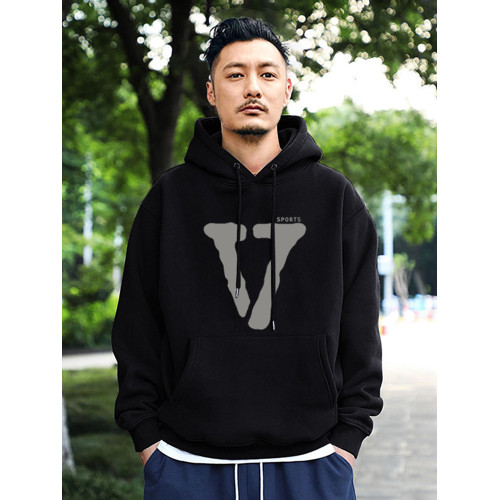 美式440克重磅保暖衛衣男生ins秋冬款加絨厚連帽潮牌oversize外套