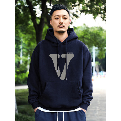 美式440克重磅保暖衛衣男生ins秋冬款加絨厚連帽潮牌oversize外套