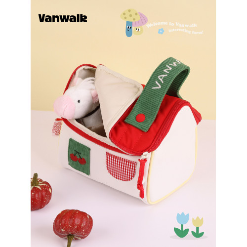 VANWALK農場系列 原創洗漱化妝包女生旅行可攜式相機收納包生日禮物