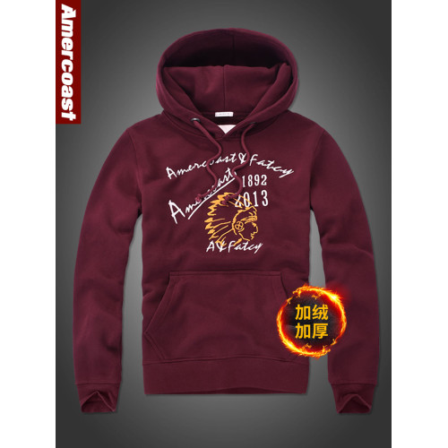 美洲海岸af 美式休閒外套男士做舊長袖連帽套頭衛衣新款流行帽衫