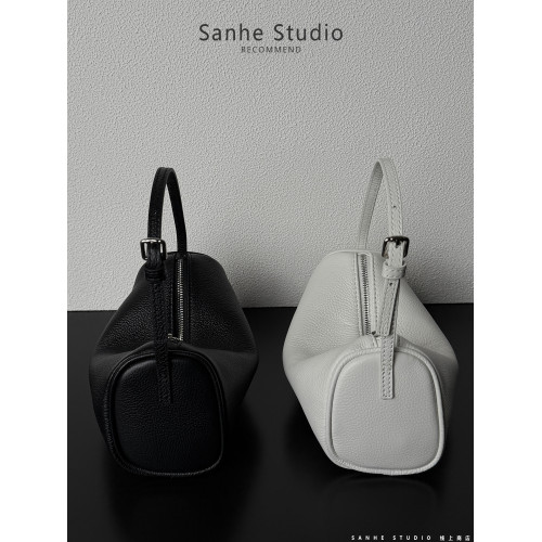 筆袋包筆筒包頭層牛皮真皮秋冬新款包韓系小衆設計手提斜背小方包