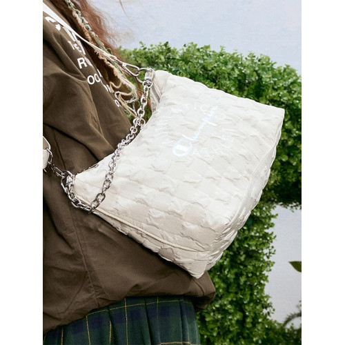 Champion冠軍官方大氣風斜後後背包腋下包幸運餅乾包女大學生單肩包