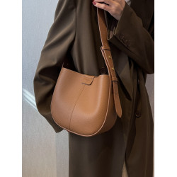 韓系高級感百搭水桶包秋冬季包包女款2025新款今年流行大容量斜背