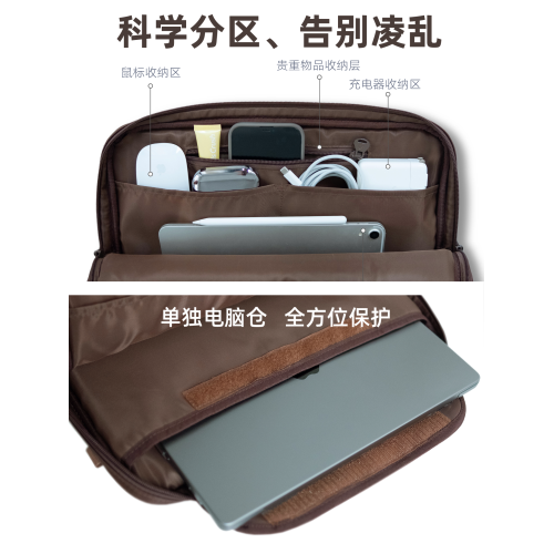 shanahs小衆通勤單肩包女學生筆電包高級感新款減震手提電腦包 shanahs小衆通勤單肩包女學生筆電包高級感新款減震手提電腦包