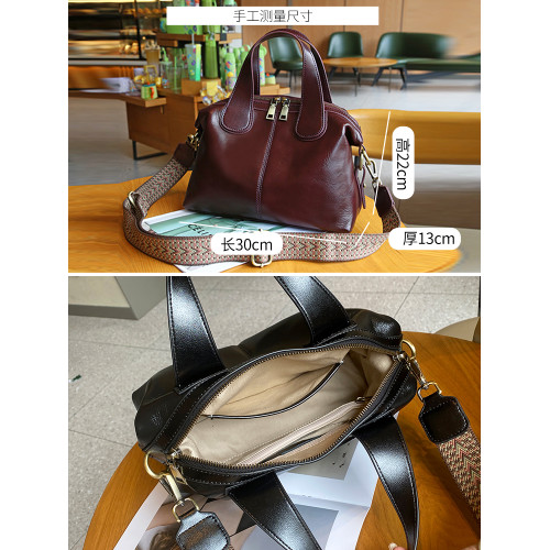 2026春夏新款時尚大氣頭層牛皮包女大容量手提包高檔真皮斜背女包 2026春夏新款時尚大氣頭層牛皮包女大容量手提包高檔真皮斜背女包