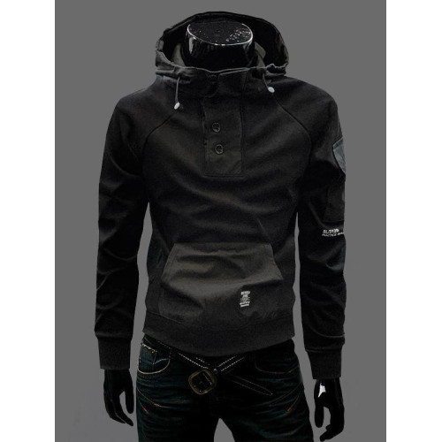 歐洲站連帽衛衣男2024新款春秋季拼色套頭帽衫打底上衣修身外套衣 歐洲站連帽衛衣男2024新款春秋季拼色套頭帽衫打底上衣修身外套衣