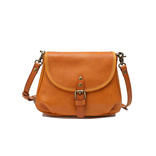 轉山真皮馬鞍包新款女包潮時尚百搭復古植鞣牛皮文藝包單肩斜後後背包