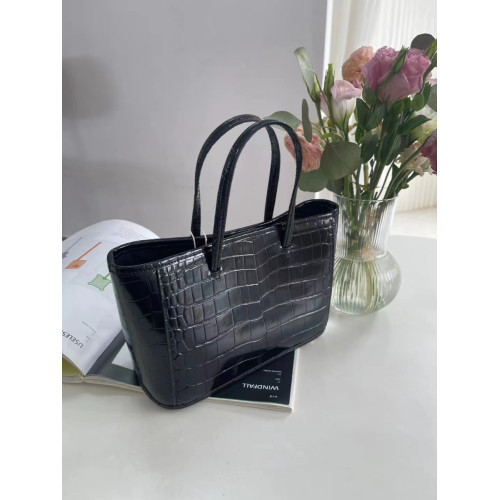 新款頭層牛皮大容量托特包單肩手提潮範女包