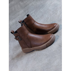 馬丁靴女英倫風2025新款春秋款靴子短款大碼側拉鍊秋冬季切爾西靴