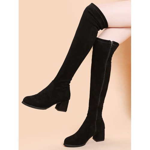 高跟瘦瘦長靴女靴子2026新款高筒騎士靴秋冬加絨高筒過膝靴長筒靴