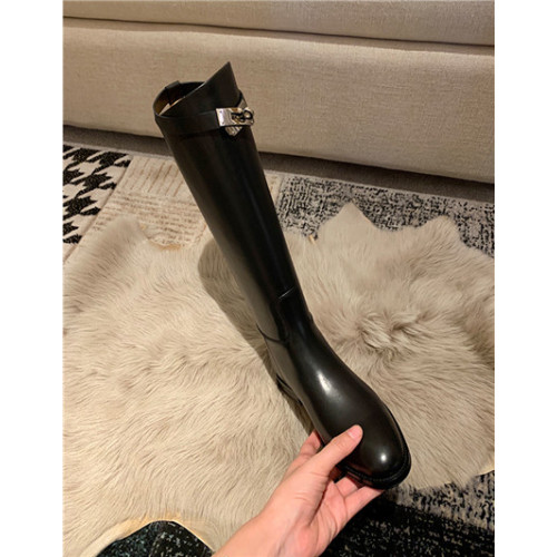 長靴女不過膝子2025秋季新款真皮長筒靴女英倫風皮釦高筒騎士靴女