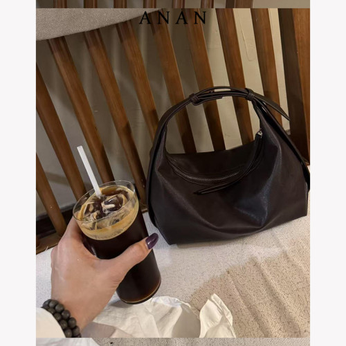 ANAN真皮小衆設計包包2026新款高級感單肩包斜後後背包手提包托特包女