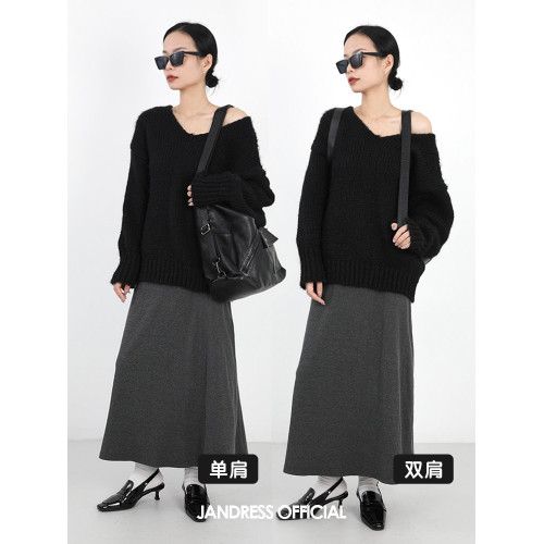 簡著 /復古機車辣妹雙肩包軟皮大容量多功能可調節單肩斜後後背包女