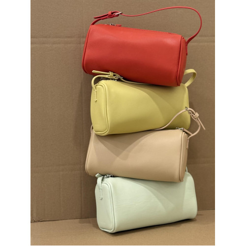 筆筒包女小衆真皮手拎包90s2025新款春夏筆袋包紅色包手提斜後後背包