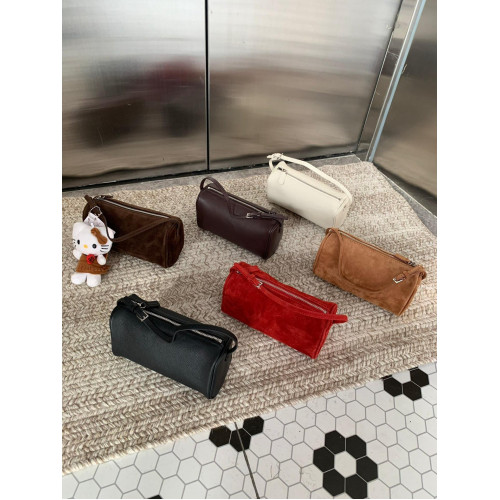 筆筒包女小衆真皮手拎包90s2025新款春夏筆袋包紅色包手提斜後後背包