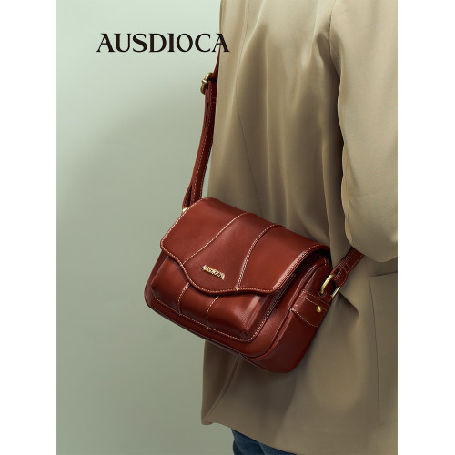 真皮包包女2026新款中年女包媽媽包斜後後背包頭層牛皮休閒女士單肩包 真皮包包女2026新款中年女包媽媽包斜後後背包頭層牛皮休閒女士單肩包