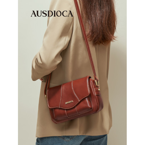 真皮包包女2026新款中年女包媽媽包斜後後背包頭層牛皮休閒女士單肩包 真皮包包女2026新款中年女包媽媽包斜後後背包頭層牛皮休閒女士單肩包