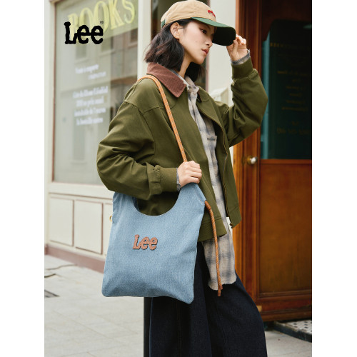 Lee秋千包新款托特包女秋季手提包大容量通勤輕便休閒單肩包女包