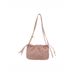 包包韓系高級感百搭水桶包春夏2025新款小衆設計鏈條斜背褶皺包女