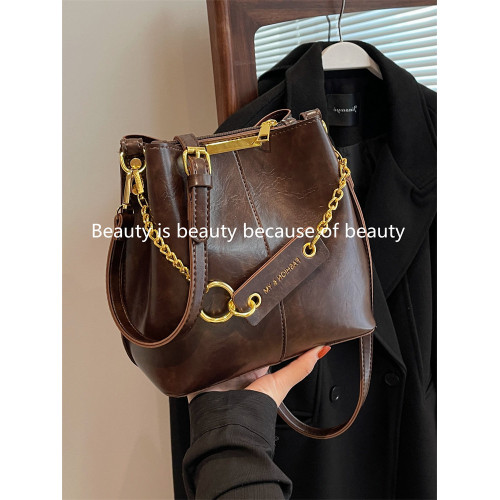 高級質感爆款大容量包包女士2026新款潮時尚單肩腋下包斜背水桶包