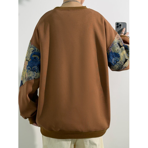 大碼套頭衛衣男春冬款潮流百搭寬鬆300斤9XL胖子加肥加大休閒上衣