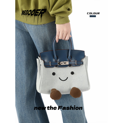 BEGOOER原創簡約通勤凱莉包女2026春季新款大容量日常百搭斜後後背包 BEGOOER原創簡約通勤凱莉包女2026春季新款大容量日常百搭斜後後背包