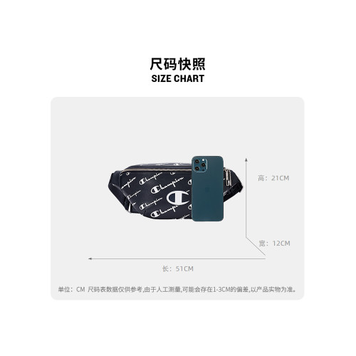Champion冠軍官方腰包滿印老花女斜後後背包包休閒胸包男復古上班通勤 Champion冠軍官方腰包滿印老花女斜後後背包包休閒胸包男復古上班通勤