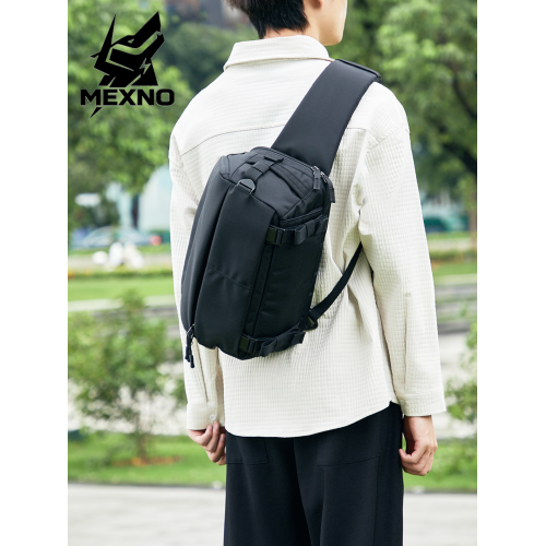 新款男士大容量通勤運動休閒斜後後背包男款戰術單肩包戶外騎行胸包 新款男士大容量通勤運動休閒斜後後背包男款戰術單肩包戶外騎行胸包