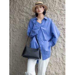 撿漏~正價300+~高級品質剪標尾貨頭層牛皮小衆輕奢設計師款托特包