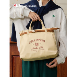 champion冠軍26春季新款托特包單肩手提斜背復古女帆布包雙肩後後背包