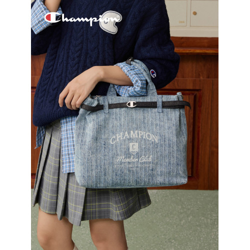 champion冠軍26春季新款托特包單肩手提斜背復古女帆布包雙肩後後背包