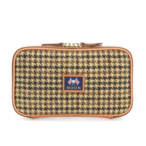 WINNOW&哈裡斯粗花呢筆袋燒餅包大容量文具袋化妝包