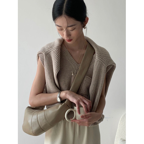 牛角包中號croissant可頌包慵懶風大容量餃子包胸包單肩包斜後後背包 牛角包中號croissant可頌包慵懶風大容量餃子包胸包單肩包斜後後背包