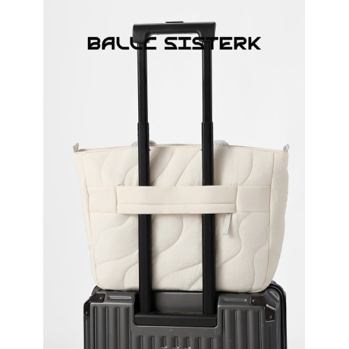 BALLCSISTERK簡約通勤大容量尼龍托特包女春季新款輕便手提電腦包