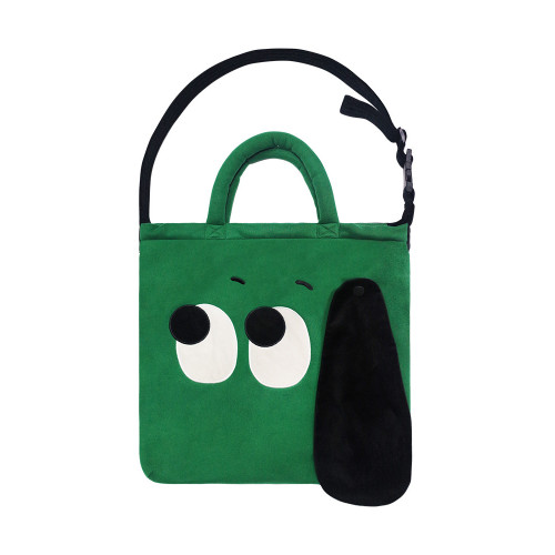 嬉遊記原創2022新款時尚可愛狗狗手提單肩包女購物袋大容量斜後後背包