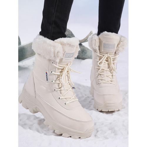 特價雪地靴女2025冬季加絨加厚防寒保暖護腿高幫棉鞋百搭大棉防滑