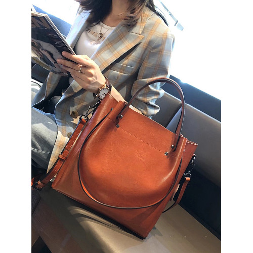 女士包包2025新款多隔層托特包大容量時尚百搭洋氣真皮手提斜後後背包 女士包包2025新款多隔層托特包大容量時尚百搭洋氣真皮手提斜後後背包