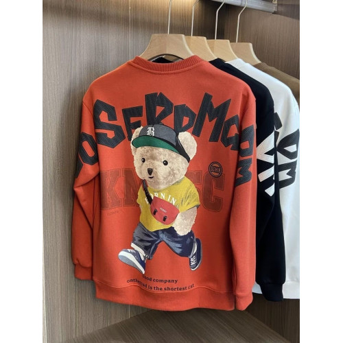 小熊卡通印花衛衣男網紅潮牌百搭圓領上衣個性春冬男士痞帥上衣潮 小熊卡通印花衛衣男網紅潮牌百搭圓領上衣個性春冬男士痞帥上衣潮