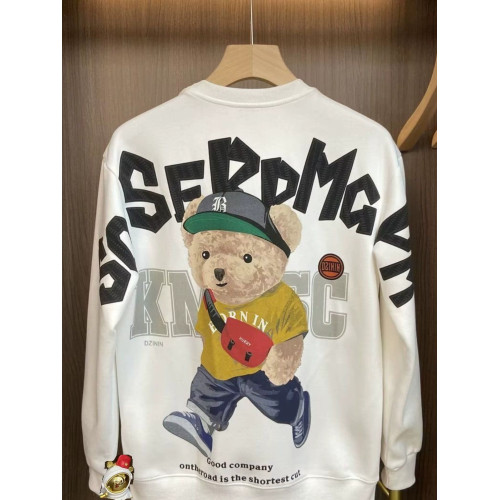 小熊卡通印花衛衣男網紅潮牌百搭圓領上衣個性春冬男士痞帥上衣潮 小熊卡通印花衛衣男網紅潮牌百搭圓領上衣個性春冬男士痞帥上衣潮