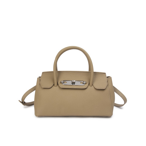 高檔純牛皮斜背手提包女百搭2026冬季新款真皮大容量鉑金包休閒包