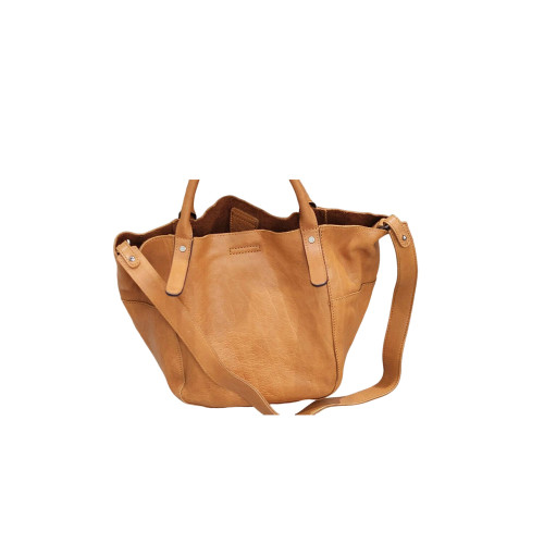 2025爆款輕包包女棕色手提真皮大包輕奢小衆高級感通勤單肩托特包